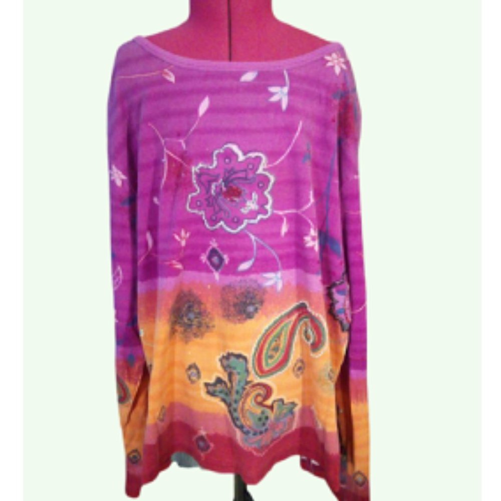 Crossing Pointe Women's Long Sleeve Shirt        Size  XLG